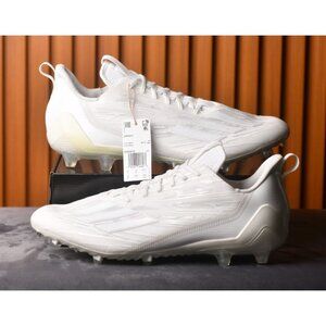 New! Size: 16 Men | Adidas Adizero Cleats Triple White | GX5413